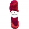 laine mechée colorée fil HAND-DYED HAPINESS fil et laine RICO : Couleur:Rouge