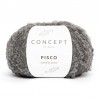 Laine à tricoter Pisco fils et laines katia : Couleur:acier