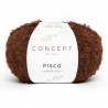 Laine à tricoter Pisco fils et laines katia : Couleur:cognac