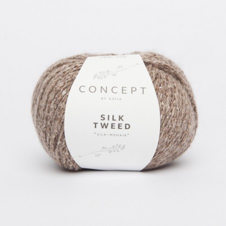 Laine a tricoter laine silk tweed fils et laines katia