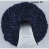 Laine a tricoter laine silk tweed fils et laines katia : Couleur:Bleu chine