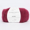 Laine à tricoter laine Aire fils et laines katia : Couleur:lie de vin